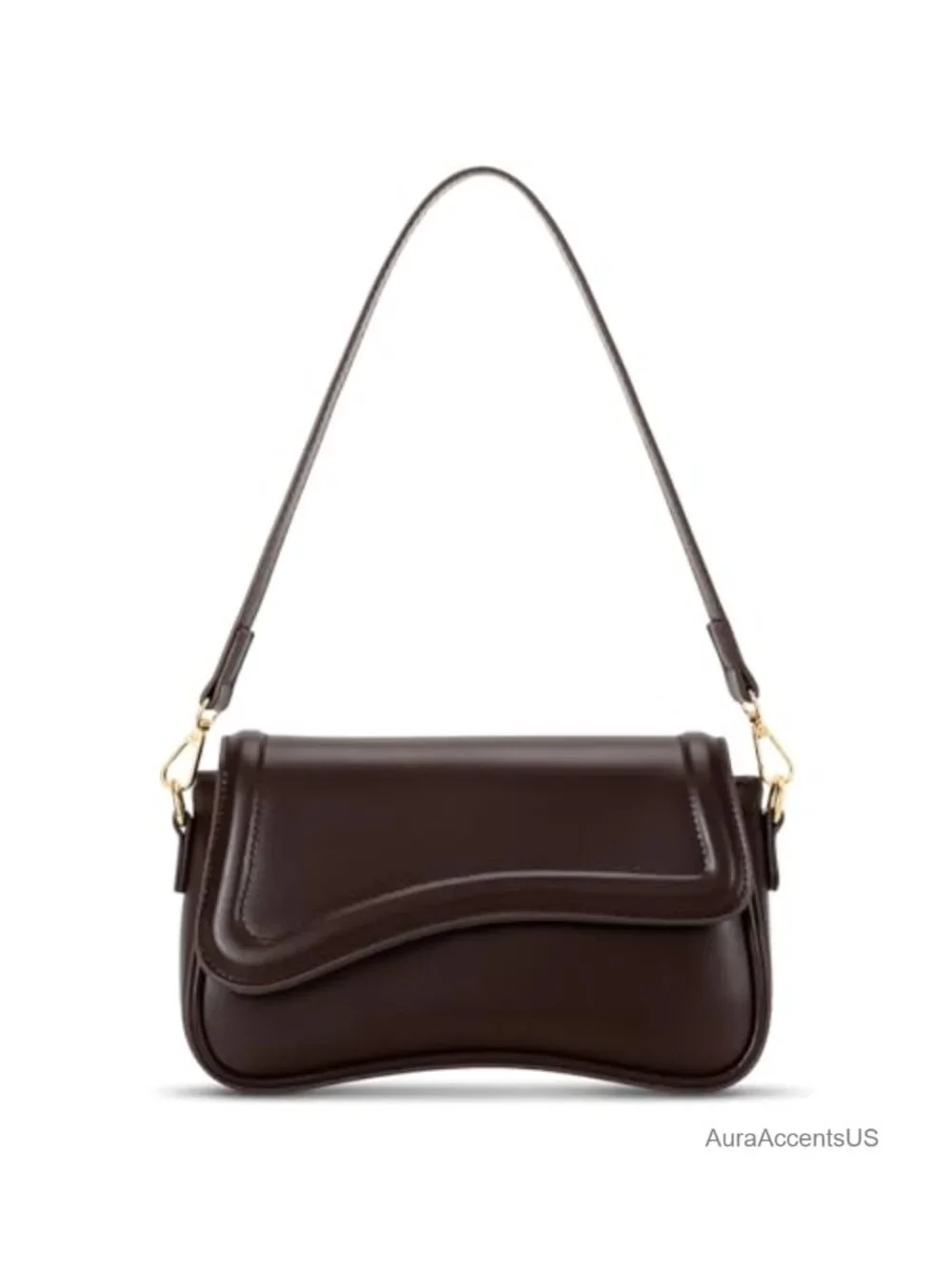 Faux Leather Hobo Shoulder Bag with Removable Chain Crossbody Purse